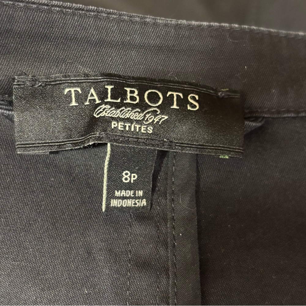 Talbots Stretch Cotton Ruffle‎ Bib Jacket - Picture 7 of 8
